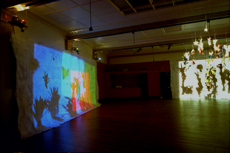 light projection art work